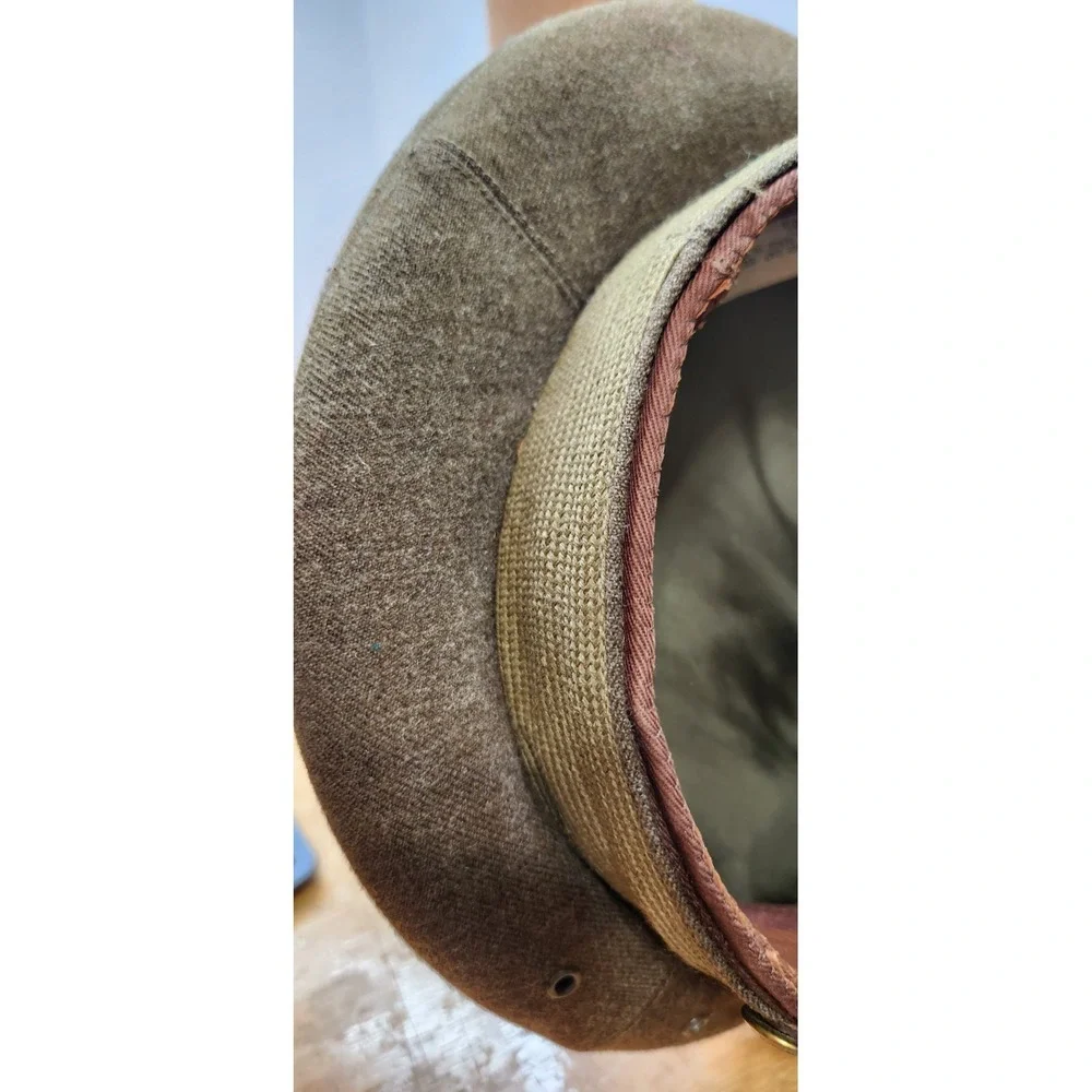 Vintage WW2 era US Army Wool Visor Cap 6 7/8 Very Good Condition